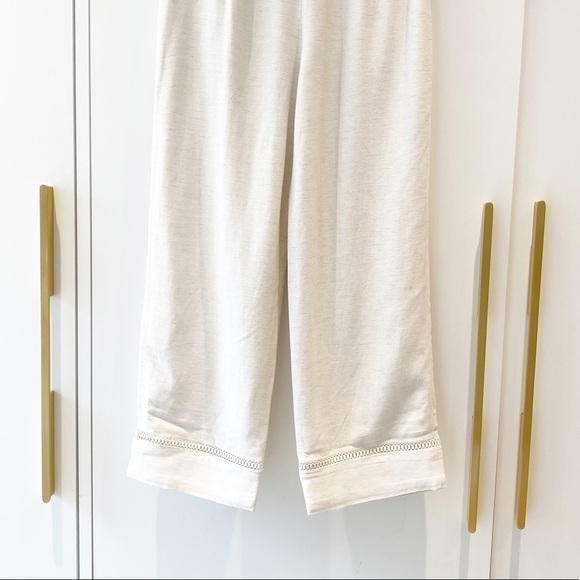 𝅺BNWOT Club Monaco Ayto belted pant in natural - Picture 7 of 14